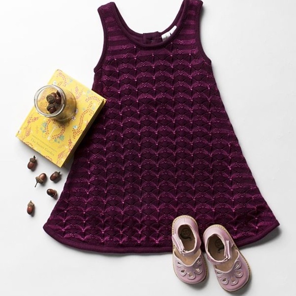 MATILDA JANE Paint by Numbers Grape Leaf Boho Crochet Dress GIRLS 4 - Picture 8 of 8